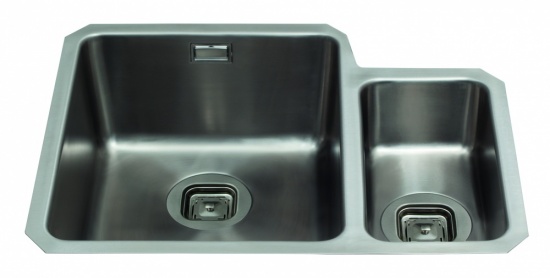 Kitchen Cabinet Undermount 1.5 Bowl Sink Stainless Steel - KVC30